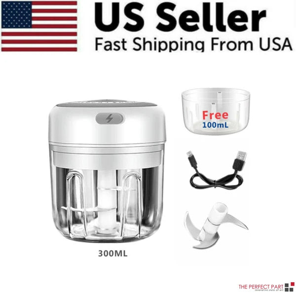 Electric Mini Garlic Chopper 300 ml – USB Rechargeable – image 4
