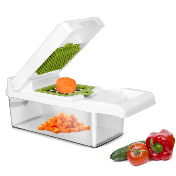 12-in-1 Vegetable Chopper & Slicer Set with Container – image 5