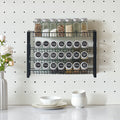 4-Tier Spice Rack Organizer for Cabinet or Countertop (18 × 11 in)