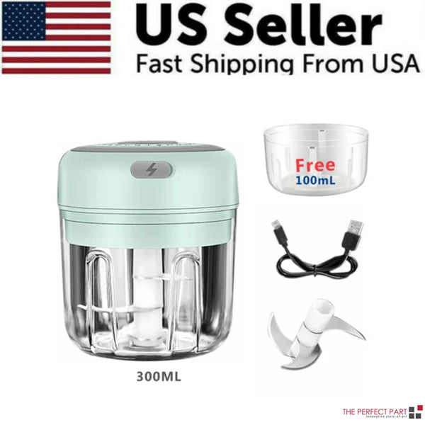 Electric Mini Garlic Chopper 300 ml – USB Rechargeable – image 6